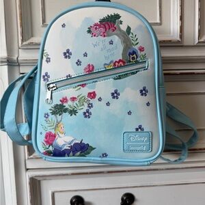 Loungefly Disney Alice in Wonderland Kids Backpack - Light Blue